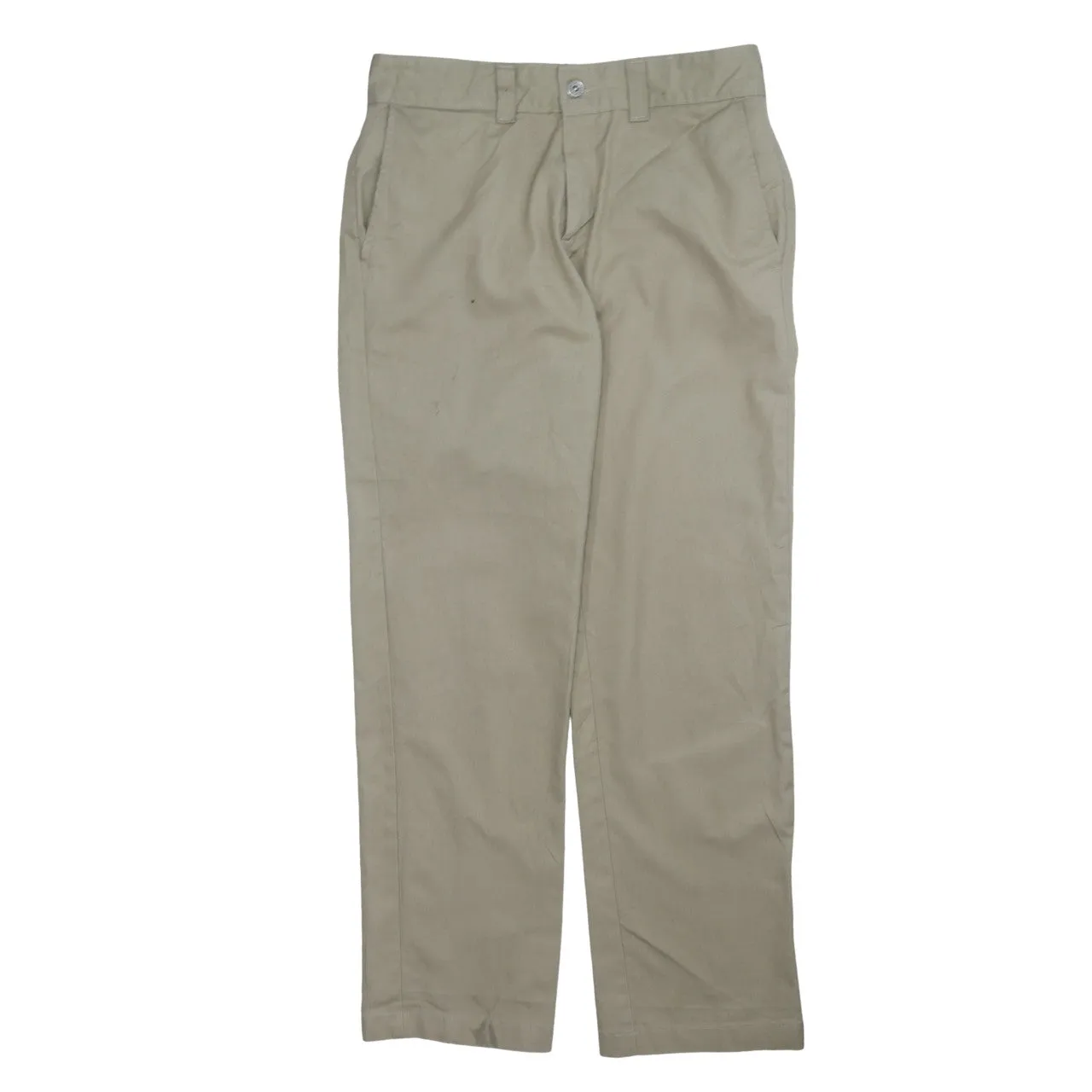 Dickies 90's Drawstring Pockets Straight Leg Baggy Trousers / Pants 32 Beige Cream sold by Vintage Club product image thumbnail 2