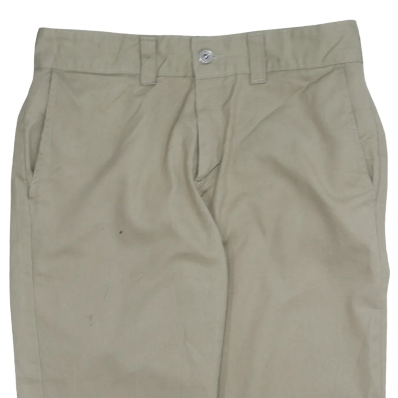 Dickies 90's Drawstring Pockets Straight Leg Baggy Trousers / Pants 32 Beige Cream sold by Vintage Club product image thumbnail 3