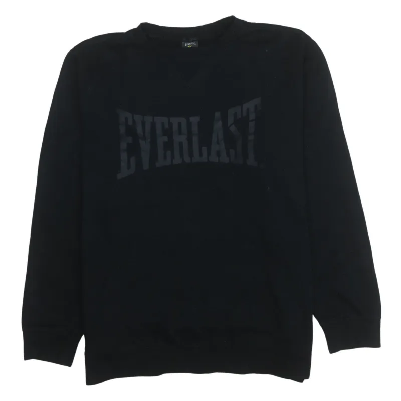 90's Spellout Crew Neck Sweatshirt Large Black sold by Vintage Club