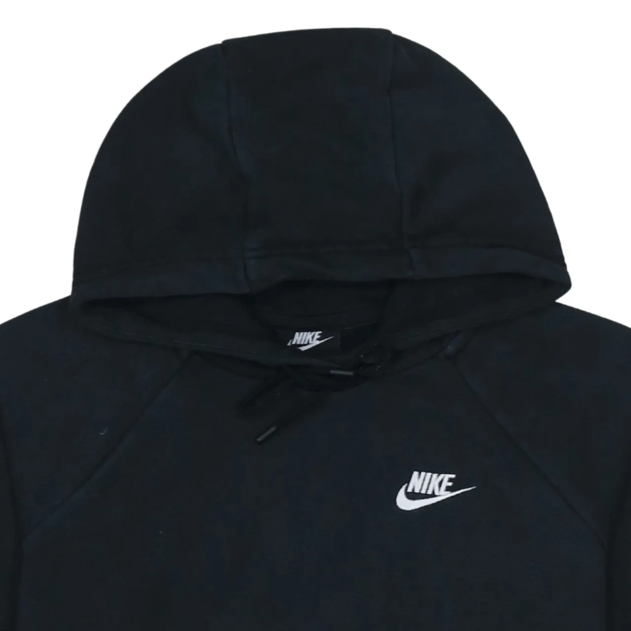 Nike Black Hoodie Men's XSmall Embroidered Swoosh Logo Drawstring Pullover Sweatshirt sold by Vintage Club product image thumbnail 3