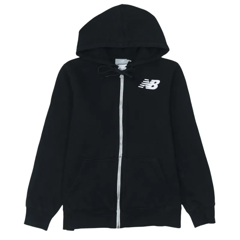 New Balance 90's Lightweight Full Zip Up Hoodie Medium Black made by New Balance