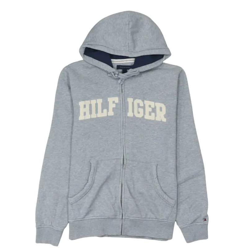 Tommy Hilfiger 90's Hilfiger Full Zip Up Hoodie Medium Grey made by Tommy Hilfiger