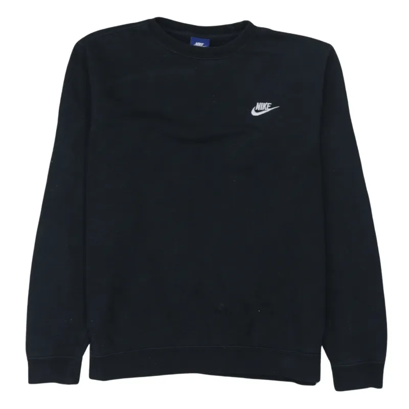 Nike 90's Swoosh Crew Neck Sweatshirt Medium Black sold by Vintage Club