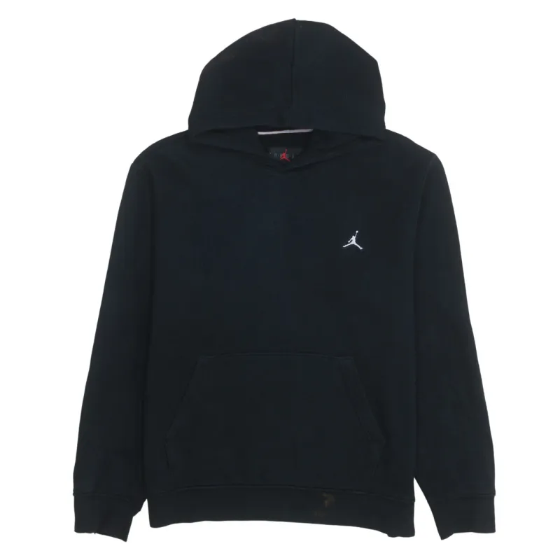 Jordan 90's Drawstring Pockets Pullover Hoodie Large Black sold by Vintage Club