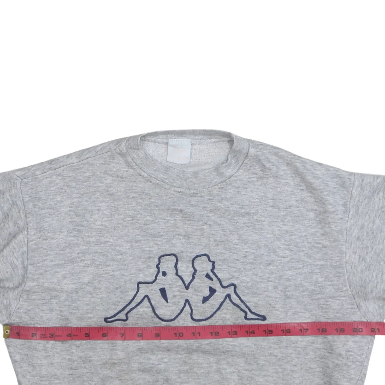 Kappa 90's Spellout Crew Neck Sweatshirt Small Grey sold by Vintage Club product image thumbnail 5