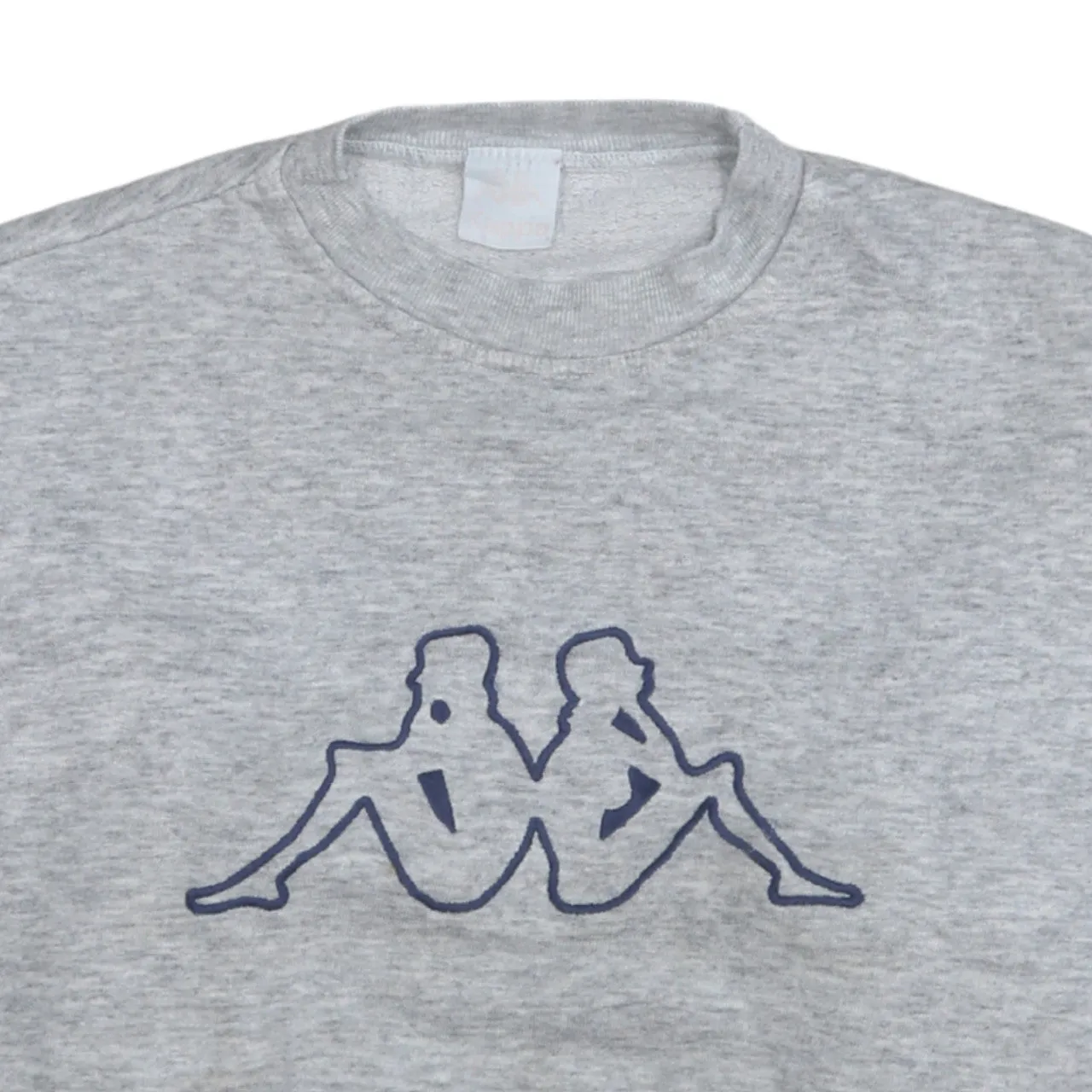 Kappa 90's Spellout Crew Neck Sweatshirt Small Grey sold by Vintage Club product image thumbnail 3