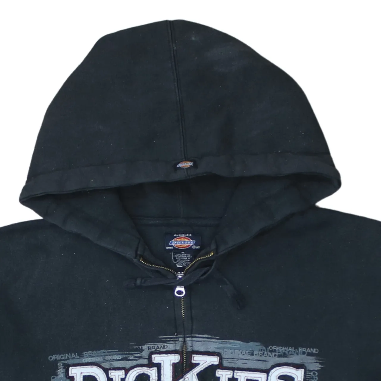 Dickies 90's Spellout Full Zip Up Hoodie XLarge Black sold by Vintage Club product image thumbnail 3