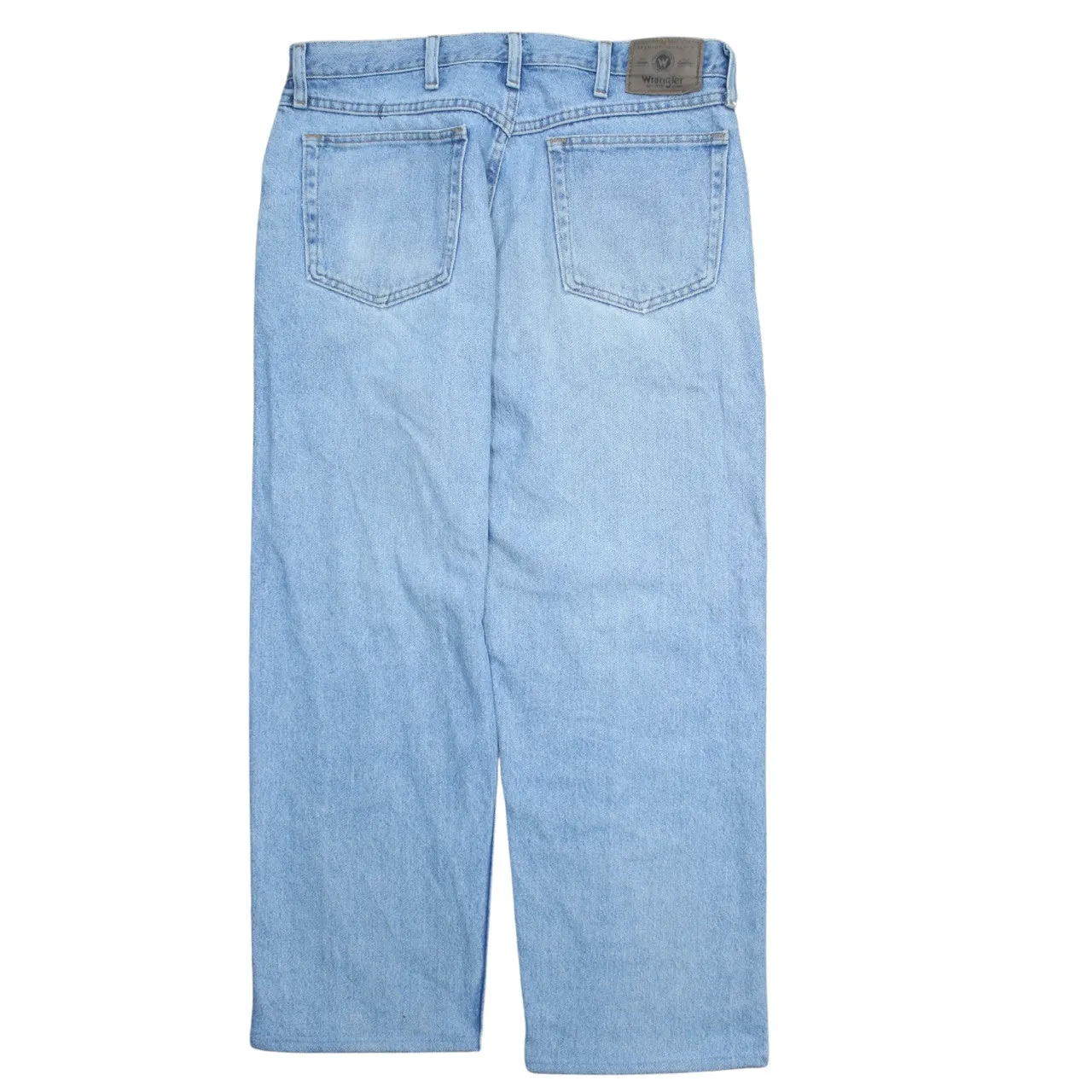 Wrangler 90's Lightwash Straight Leg Baggy Jeans / Pants 34 Blue sold by Vintage Club