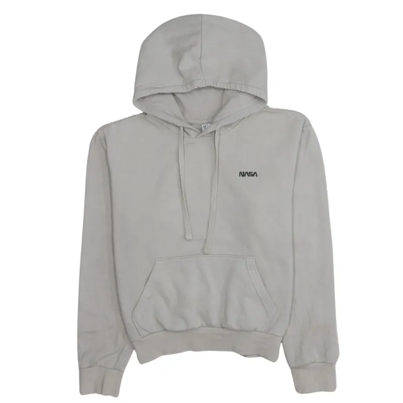 DIVIDCD 90's Drawstring Pockets Pullover Hoodie Small Beige Cream sold by Vintage Club