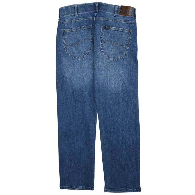 Lee 90's Lightwash Straight Leg Baggy Jeans / Pants 34 Blue sold by Vintage Club