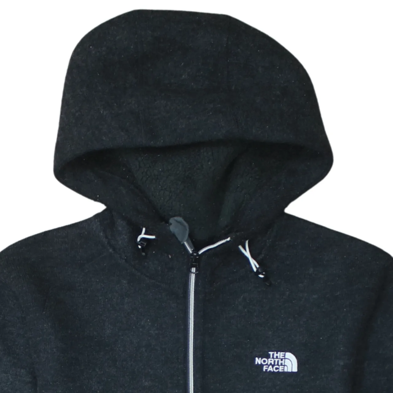 The North Face 90's Sportswear Full Zip Up Hoodie Small Black sold by Vintage Club product image thumbnail 3