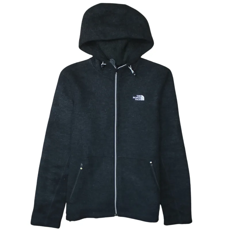 The North Face 90's Sportswear Full Zip Up Hoodie Small Black made by The North Face