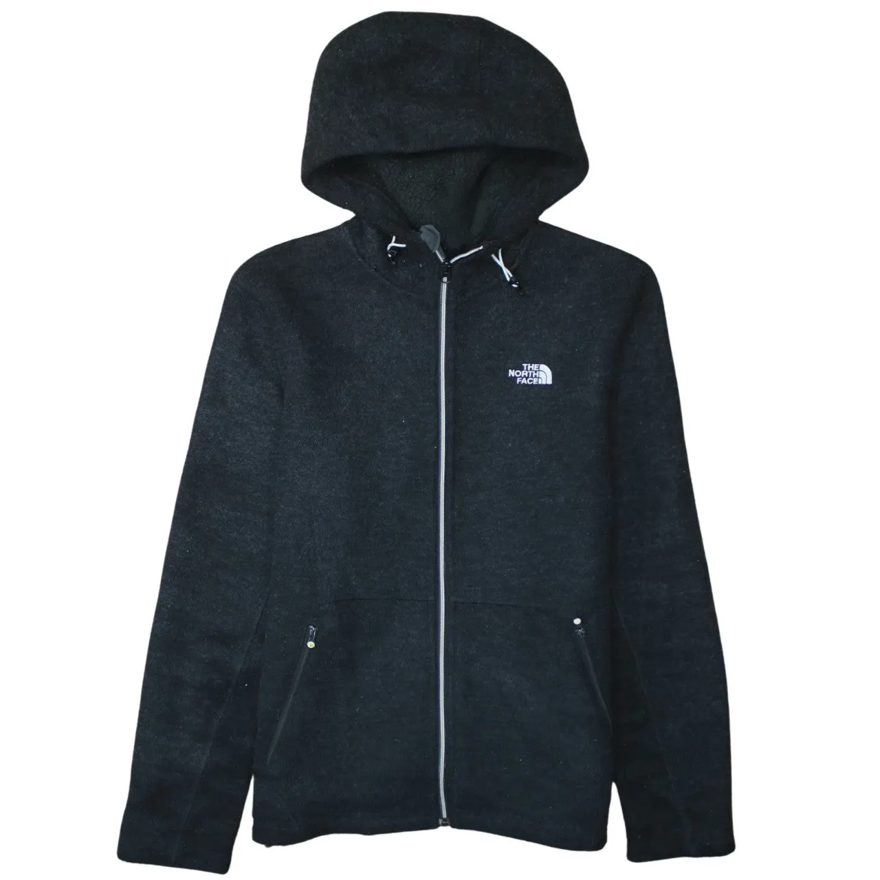 The North Face 90's Sportswear Full Zip Up Hoodie Small Black sold by Vintage Club