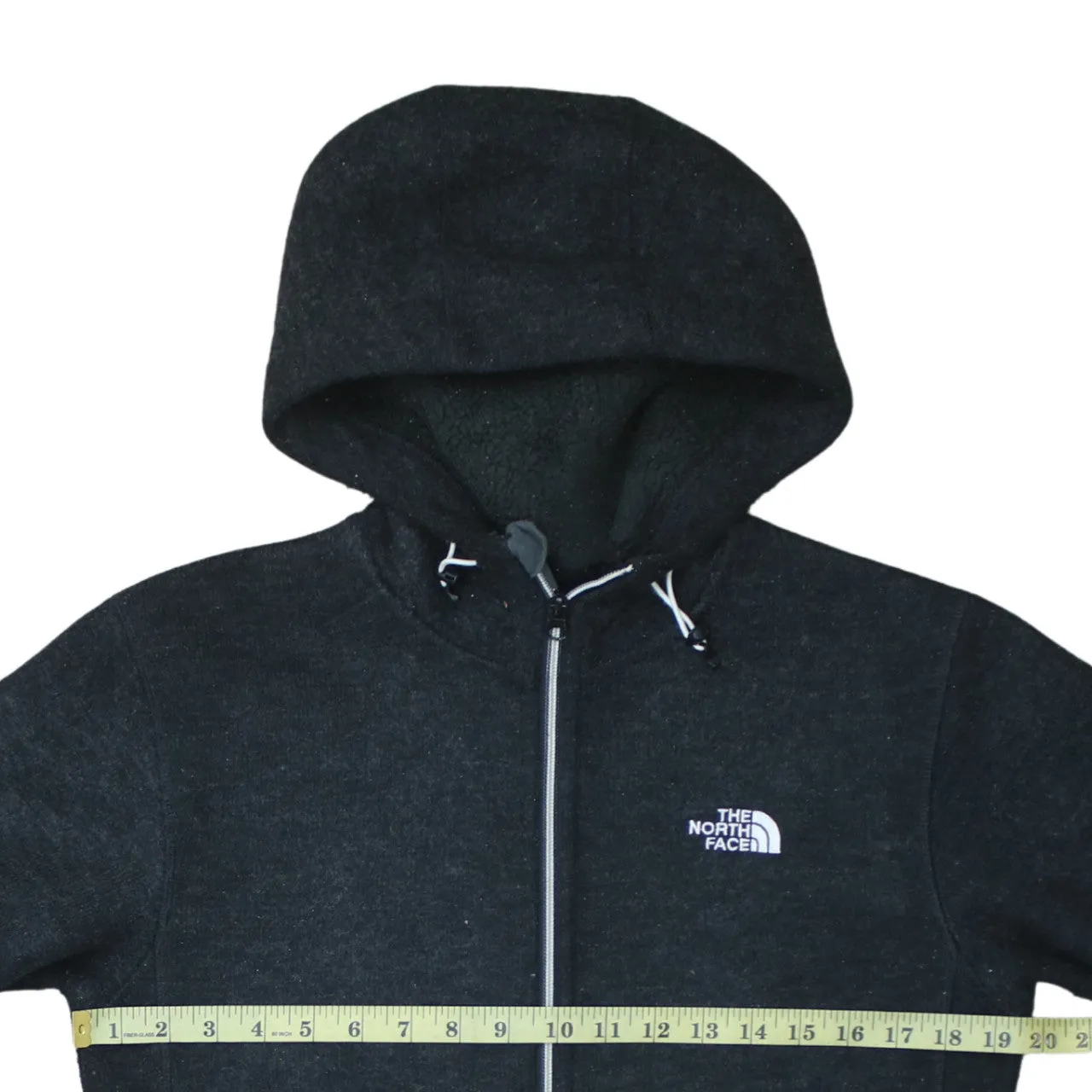 The North Face 90's Sportswear Full Zip Up Hoodie Small Black sold by Vintage Club product image thumbnail 5
