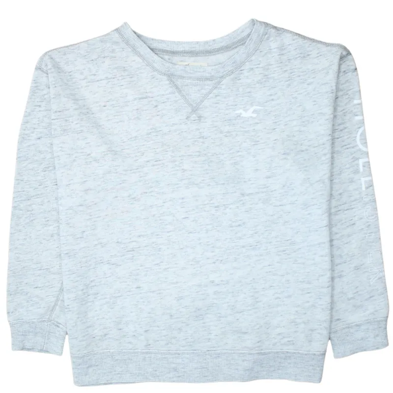 Hollister 90's Lightweight Crew Neck Sweatshirt Large Grey sold by Vintage Club
