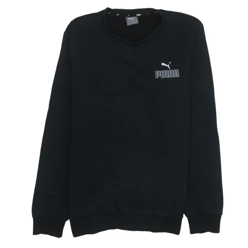 Puma 90's Lightweight Crew Neck Sweatshirt Medium Black sold by Vintage Club