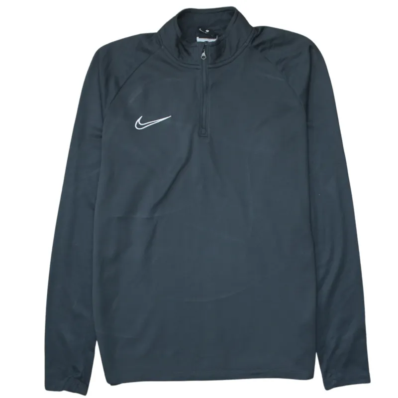 Nike 90's Swoosh Quarter Zip Sweatshirt Medium Black sold by Vintage Club