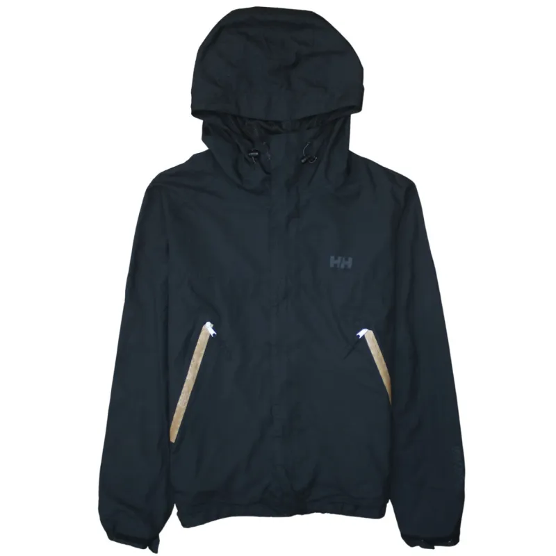 Helly Hansen 90's Hooded Full Zip Up Windbreaker Small Black sold by Vintage Club