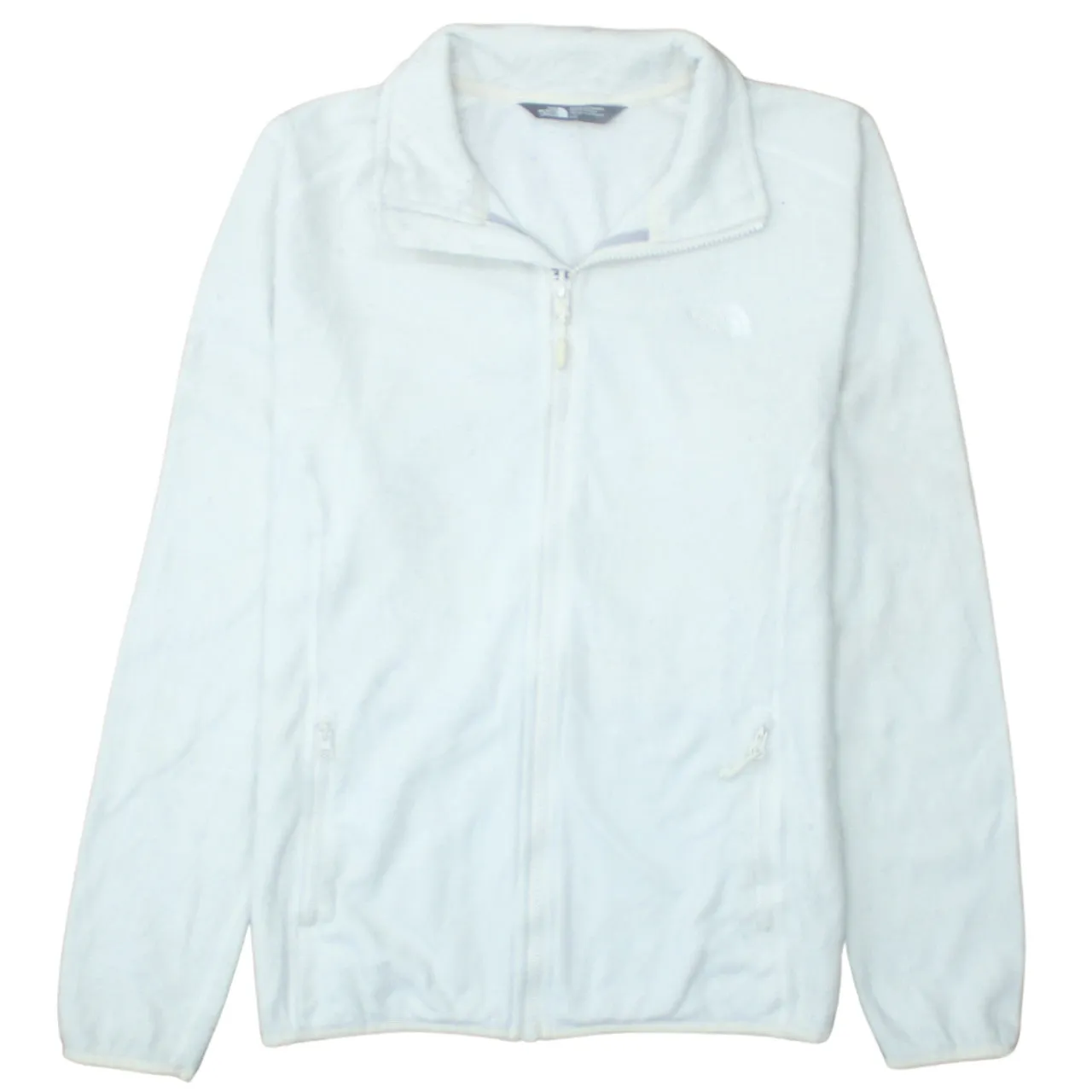The North Face 90's Hiking Warm Full Zip Up Fleece Jumper Large White sold by Vintage Club