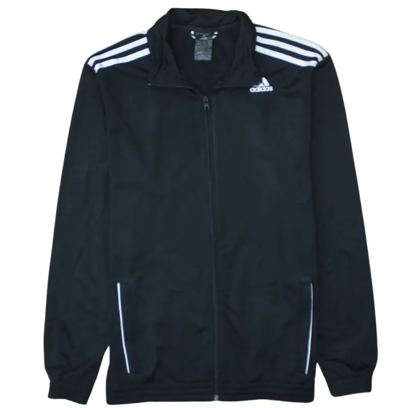 Adidas 90's Lightweight Full Zip Up Sweatshirt Medium  Black sold by Vintage Club