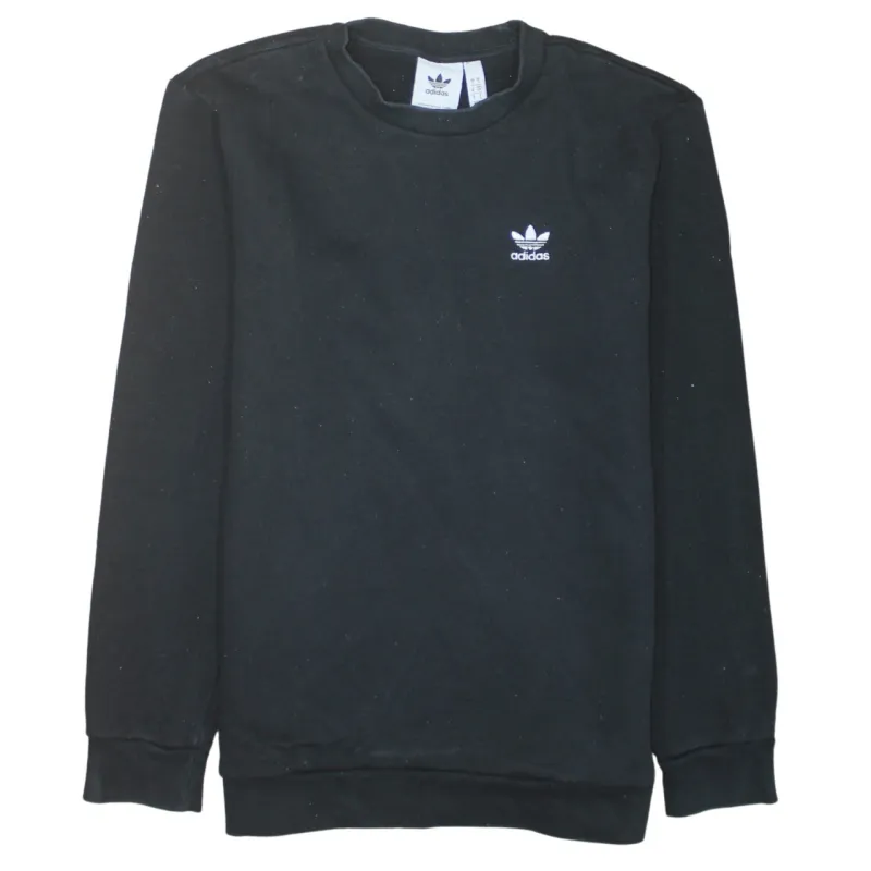 Adidas 90's Lightweight Crew Neck Sweatshirt Small Black sold by Vintage Club