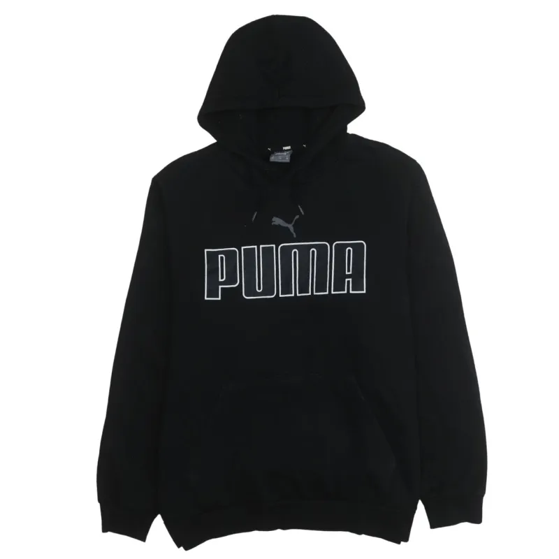 Puma 90's Spellout Pullover Hoodie XXLarge (2XL) Black sold by Vintage Club
