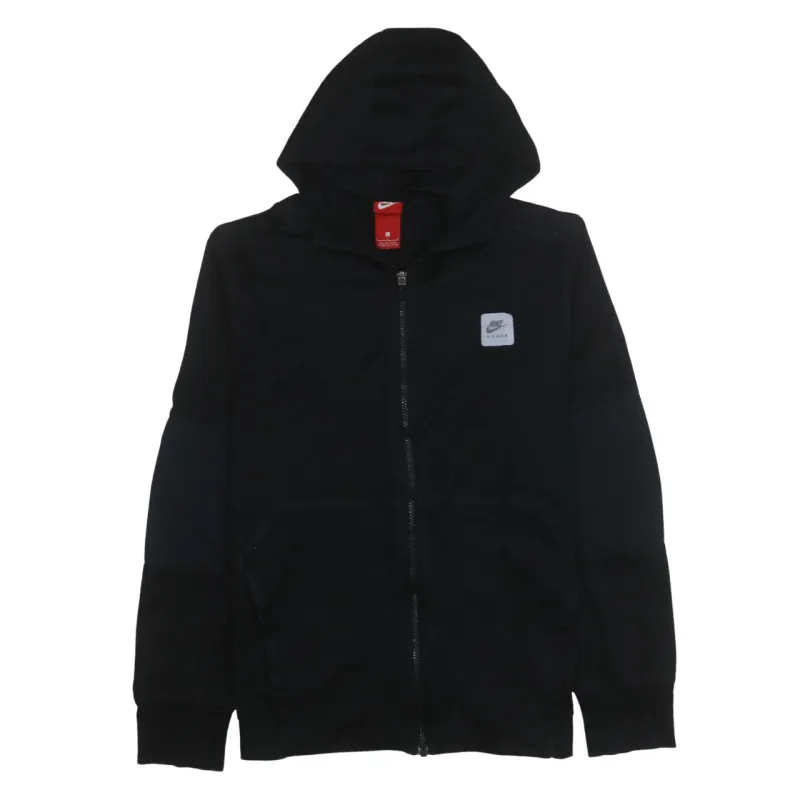 Nike 90's Swoosh Full Zip Up Hoodie Large Black sold by Vintage Club