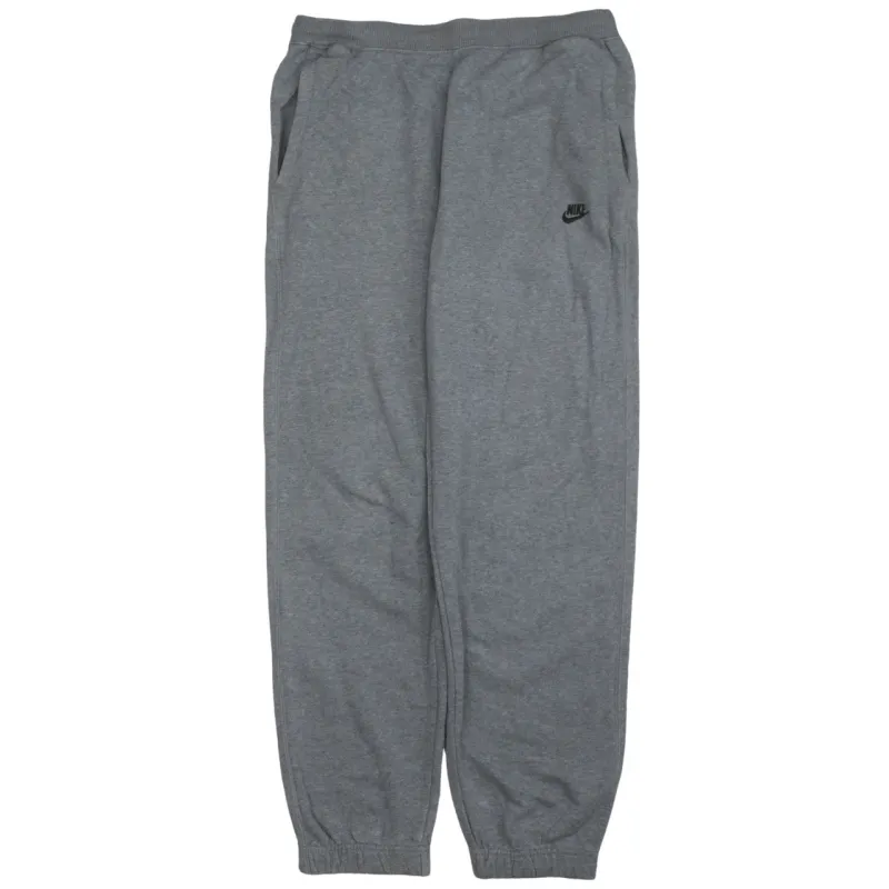 Nike 90's Swoosh Casual Joggers / Sweatpants Large Grey made by Nike
