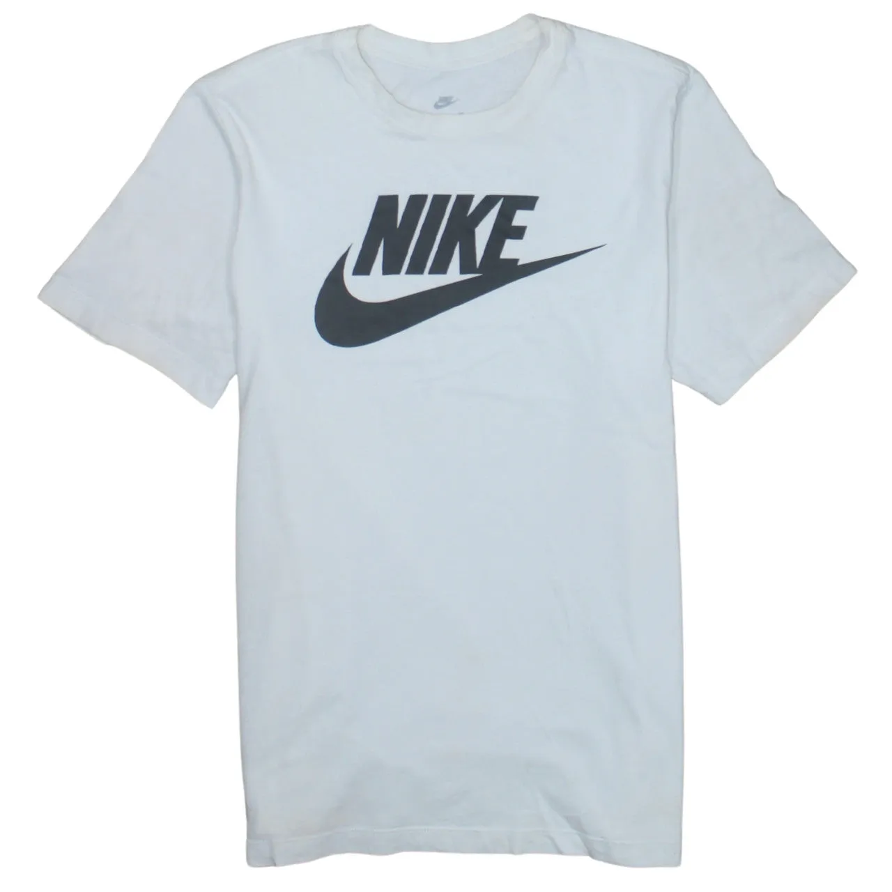 Nike 90's Center Middle Swoosh Crew Neck T Shirt Medium White sold by Vintage Club