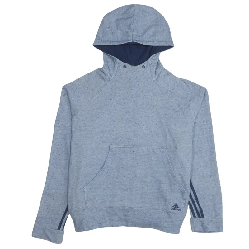 Adidas 90's Drawstring Pockets Pullover Hoodie XLarge Grey sold by Vintage Club