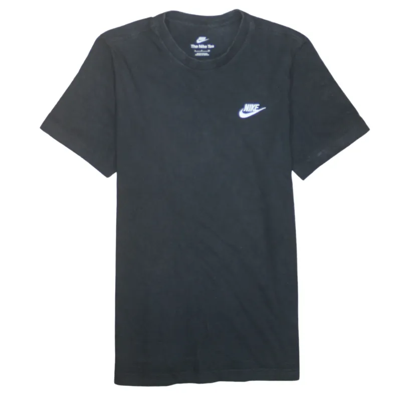 Nike 90's Swoosh Short Sleeves T Shirt Small Black sold by Vintage Club