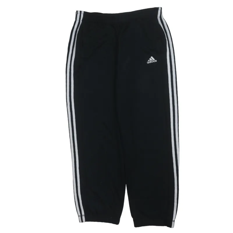 Adidas 90's 3 Stripes Casual Joggers / Sweatpants Medium Black sold by Vintage Club