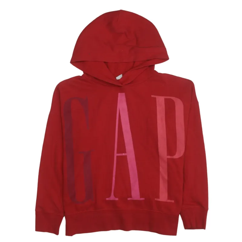 Gap 90's Spellout Pullover Hoodie Small Red made by Vintage Club