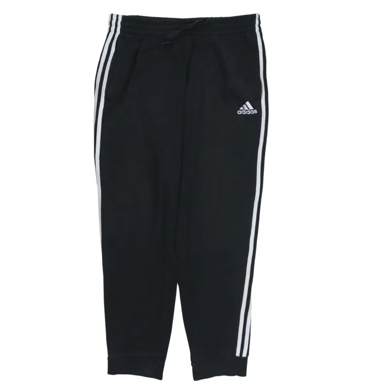 Adidas 90's 3 Stripes Casual Joggers / Sweatpants Large Black sold by Vintage Club