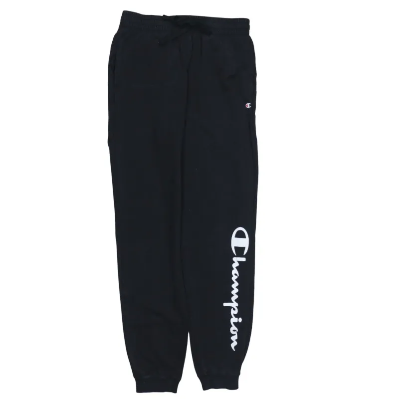 Champion 90's Rib Cuff Casual Joggers / Sweatpants Small Black sold by Vintage Club