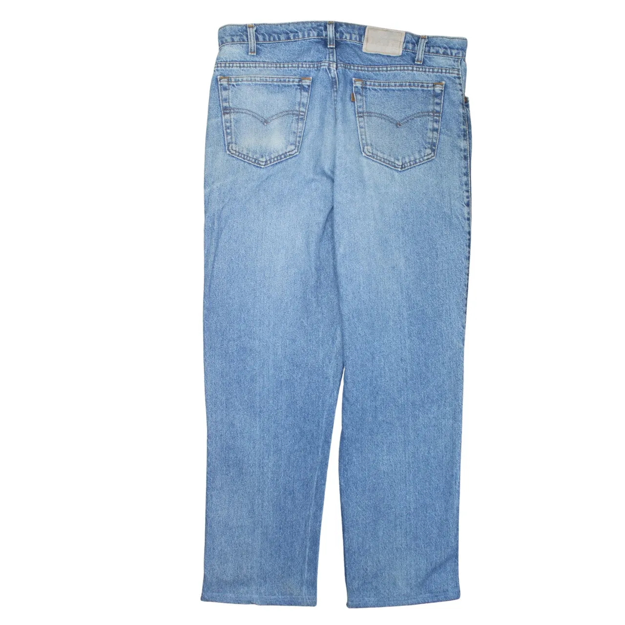 Levi Strauss &Co 90's Lightwash Straight Leg Baggy Jeans / Pants 38 Blue sold by Vintage Club