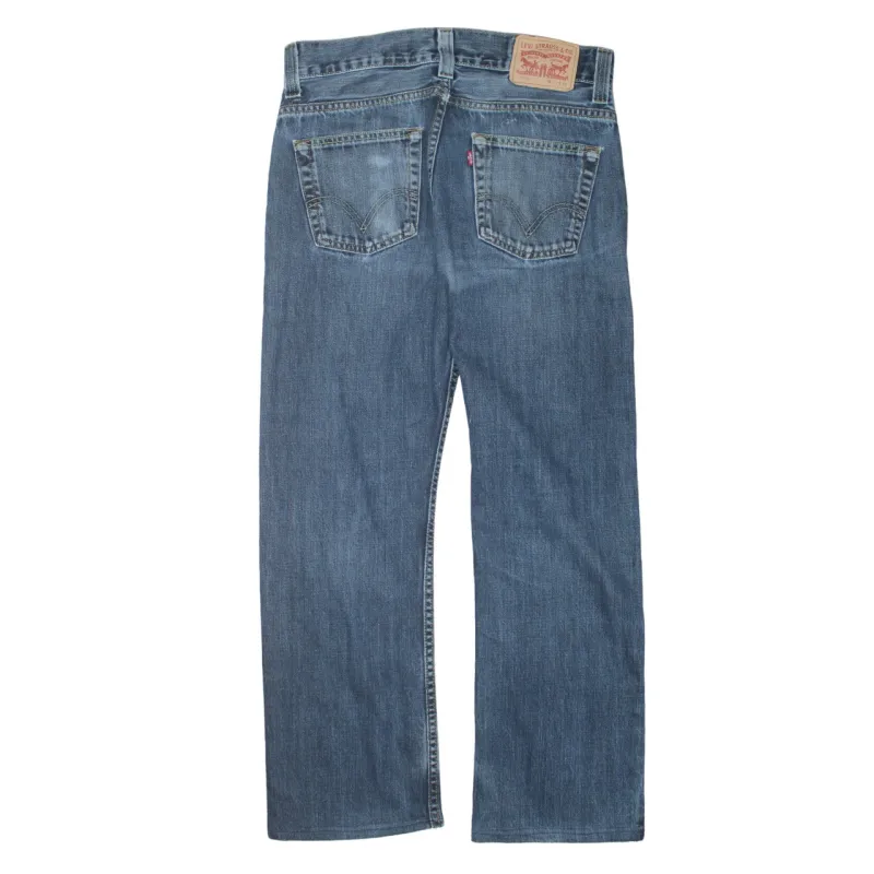 Levi Strauss &Co 90's 506 Straight Leg Baggy Jeans / Pants 33 Navy Blue sold by Vintage Club