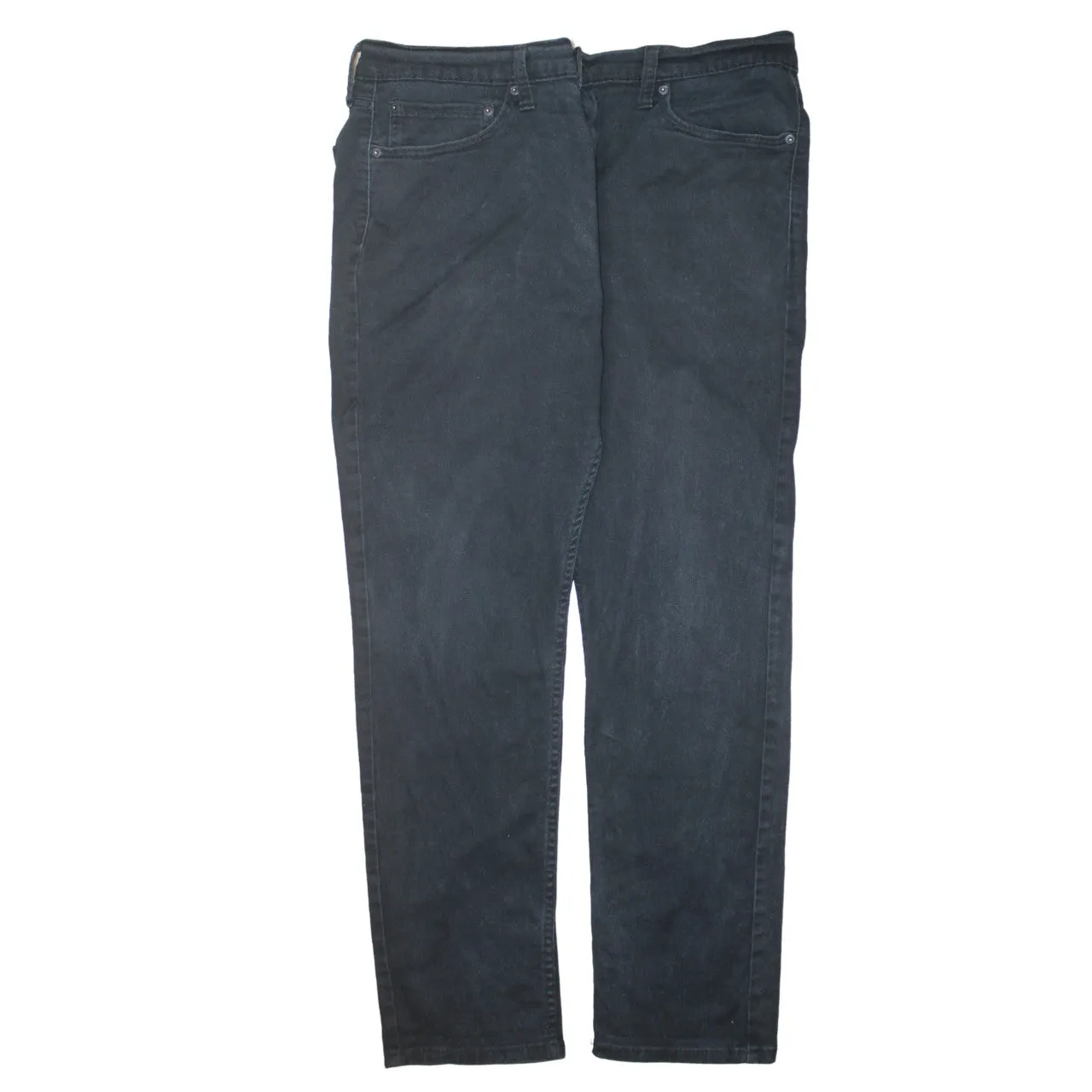 Signature 90's Lightweight Straight Leg Baggy Trousers / Pants 36 Black sold by Vintage Club product image thumbnail 2