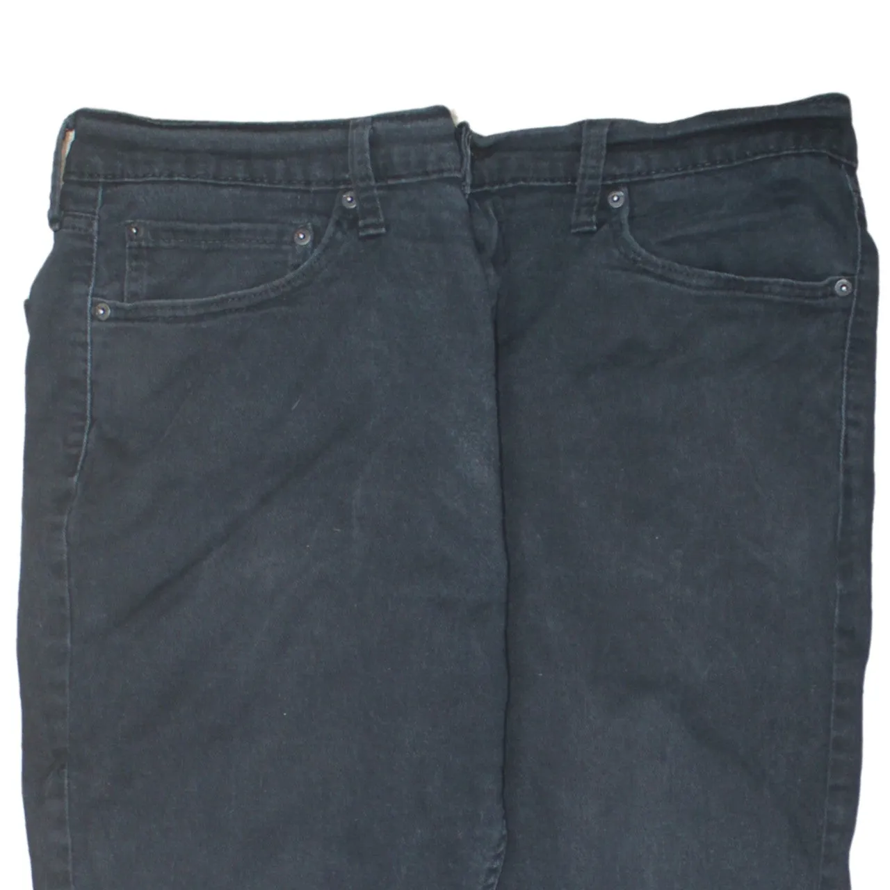 Signature 90's Lightweight Straight Leg Baggy Trousers / Pants 36 Black sold by Vintage Club product image thumbnail 3