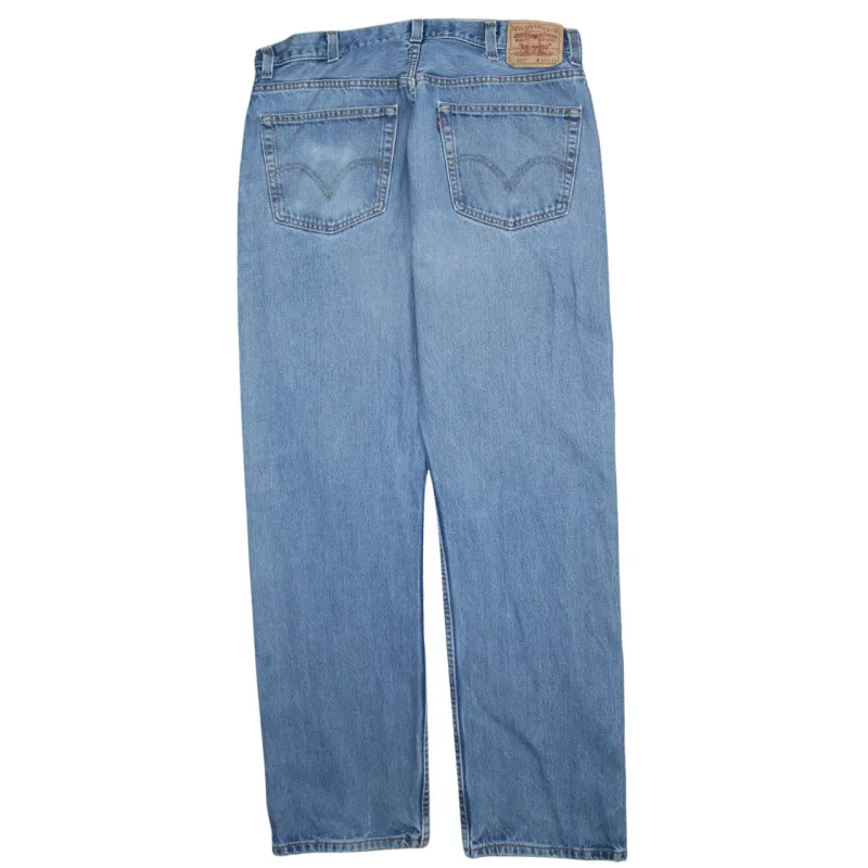 Levi Strauss &Co 90's 505 Straight Leg Baggy Jeans / Pants 38 Blue sold by Vintage Club