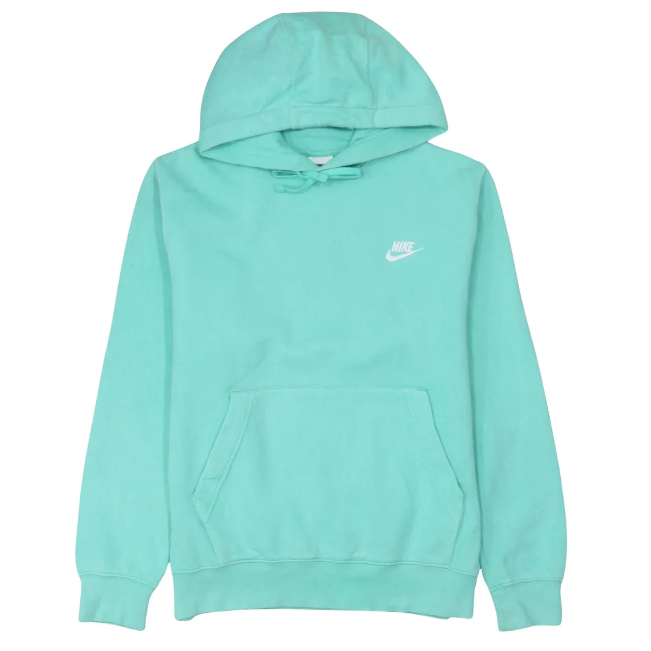 Nike 90's Swoosh Pullover Hoodie Small Blue sold by Vintage Club