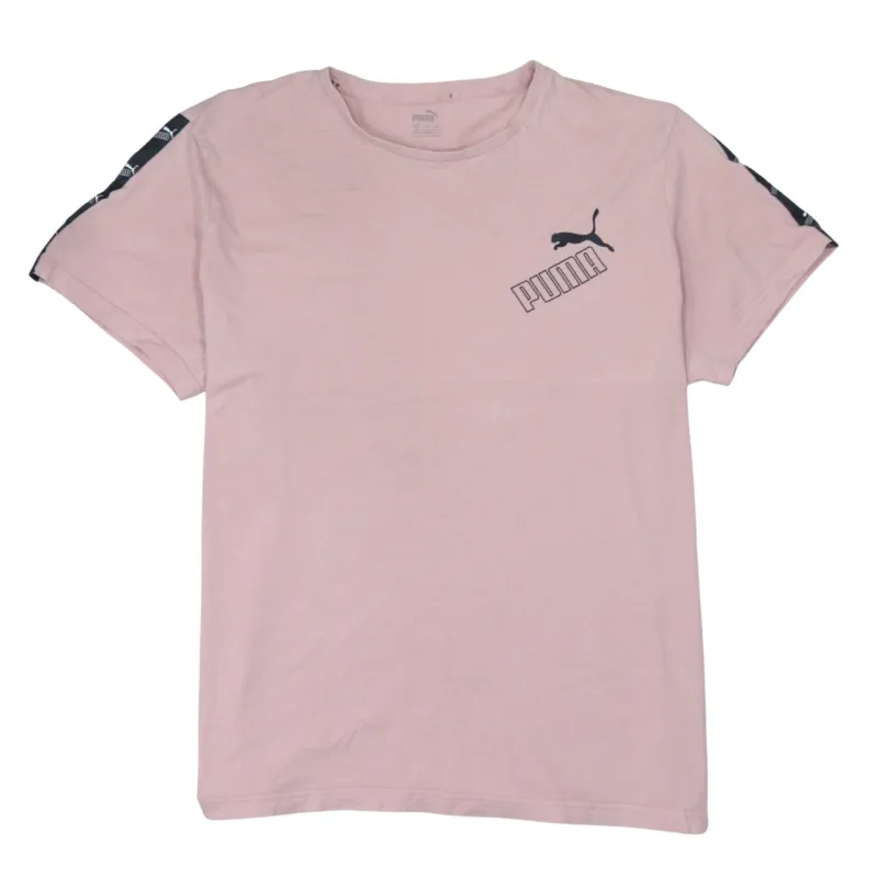 Puma 90's Short Sleeves Crew Neck T Shirt XXLarge (2XL) Pink made by Puma