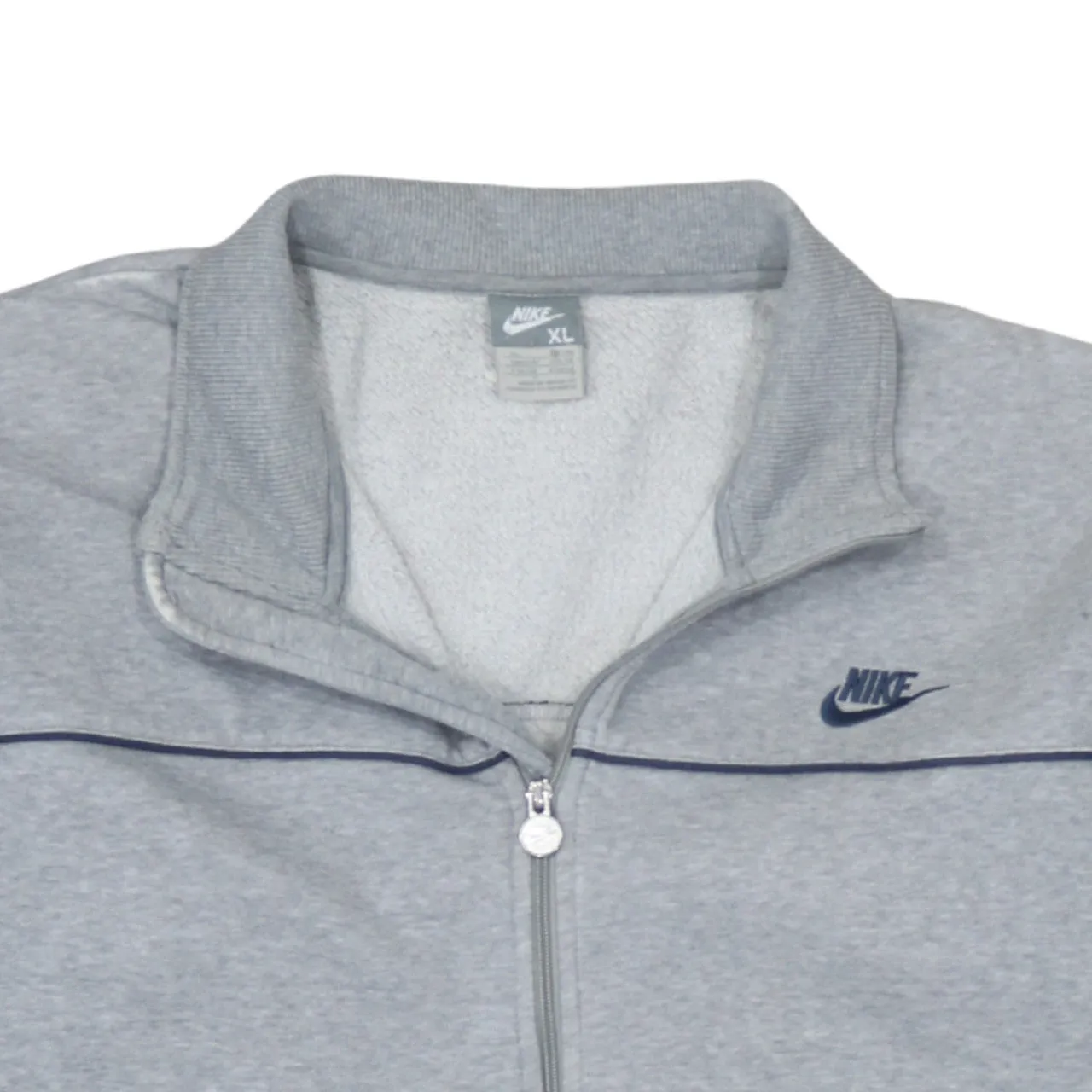 Nike 90's Swoosh Full Zip Up Sweatshirt XLarge Grey sold by Vintage Club product image thumbnail 3