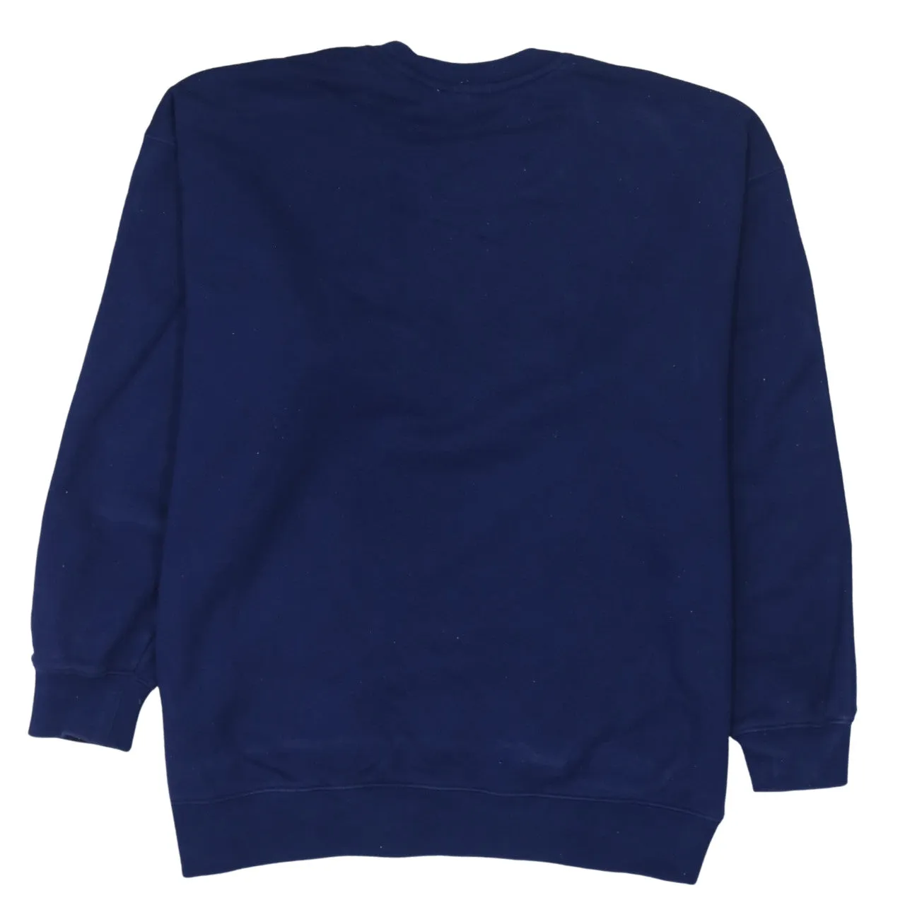 Adidas 90's Spellout Crew Neck Sweatshirt Medium Blue sold by Vintage Club product image thumbnail 2
