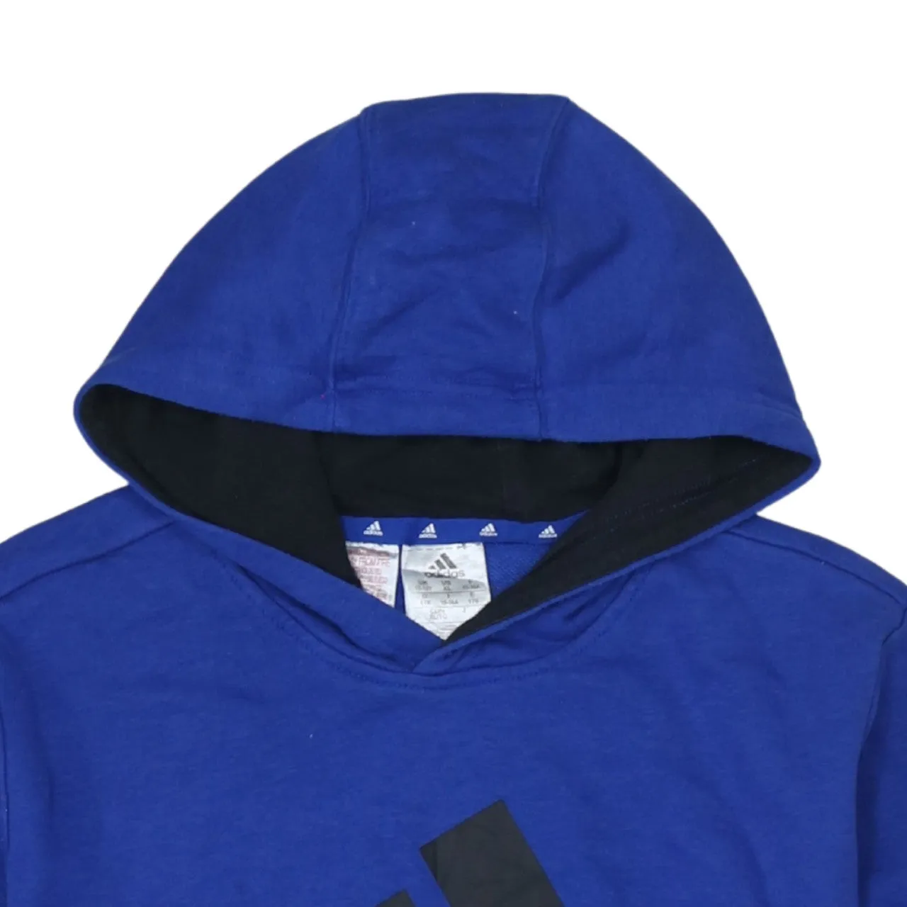 Adidas 90's Spellout Pullover Hoodie XLarge Blue sold by Vintage Club product image thumbnail 3