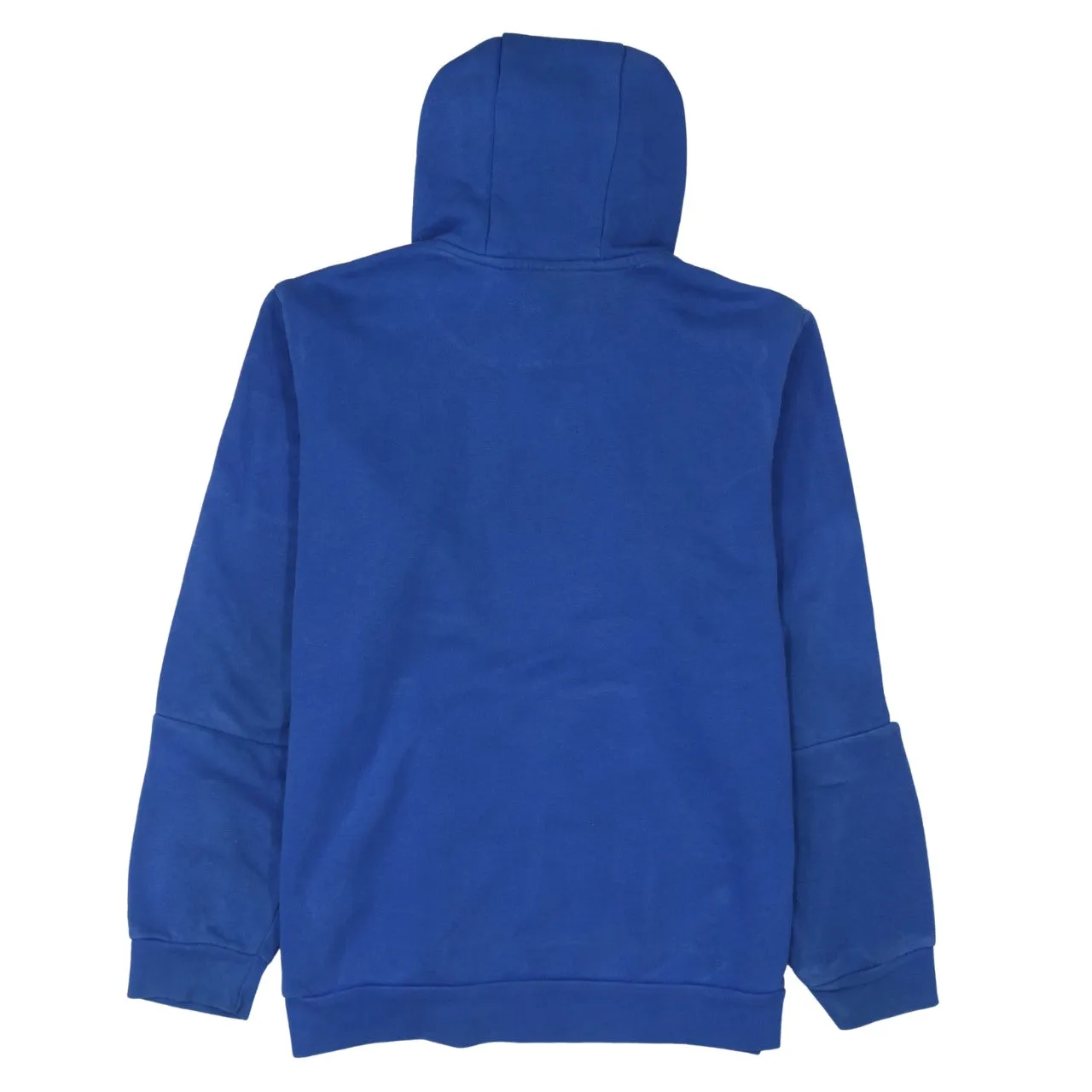 Adidas 90's Striped Sleeve Pullover Hoodie Large Blue sold by Vintage Club product image thumbnail 2