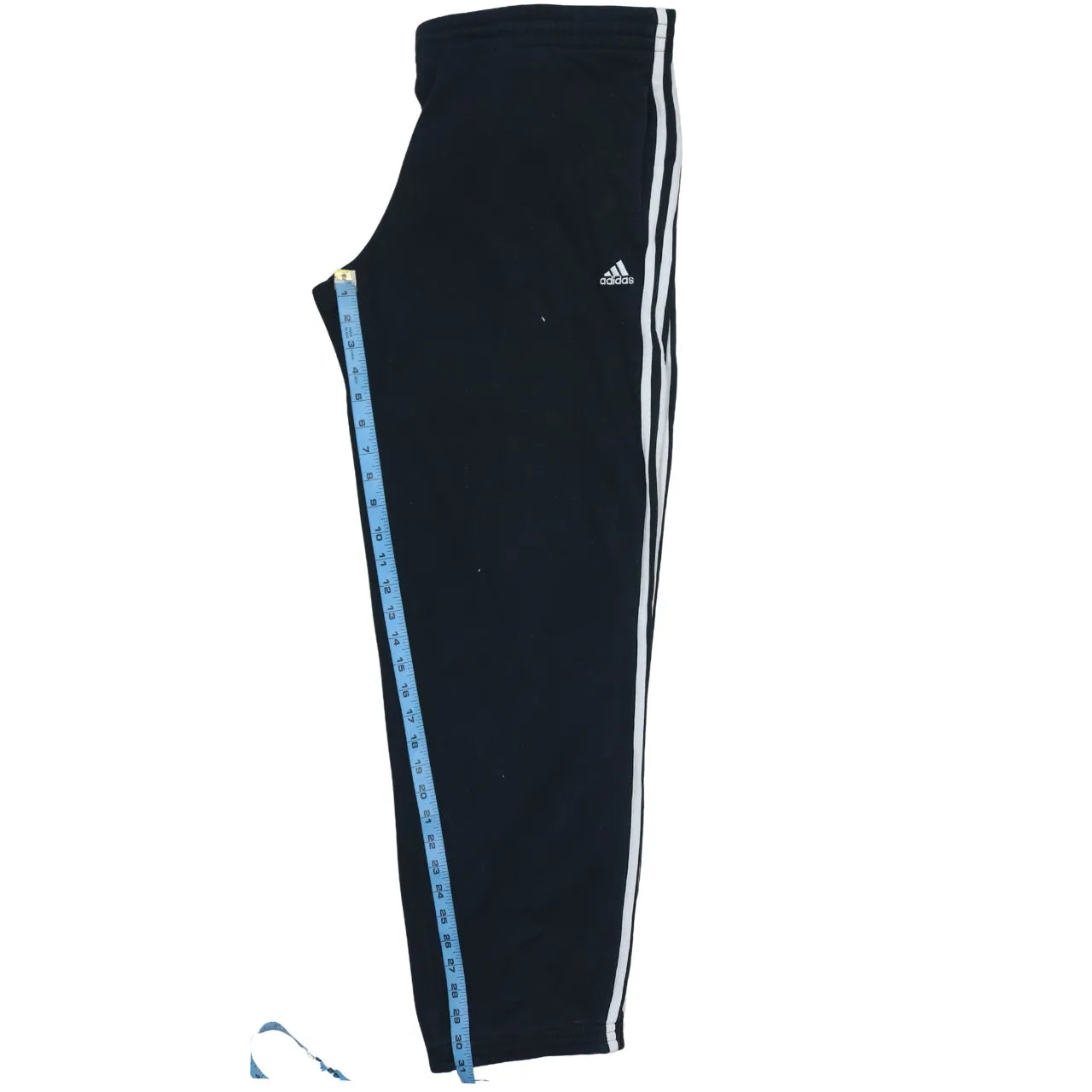 Adidas 90's 3 Stripes Casual Joggers / Sweatpants Large Black sold by Vintage Club product image thumbnail 5