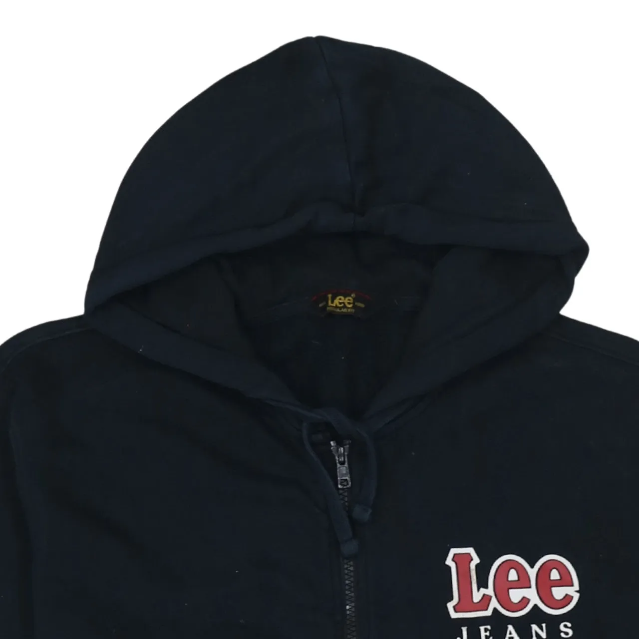 Lee 90's Lightweight Full Zip Up Hoodie Large Black sold by Vintage Club product image thumbnail 3