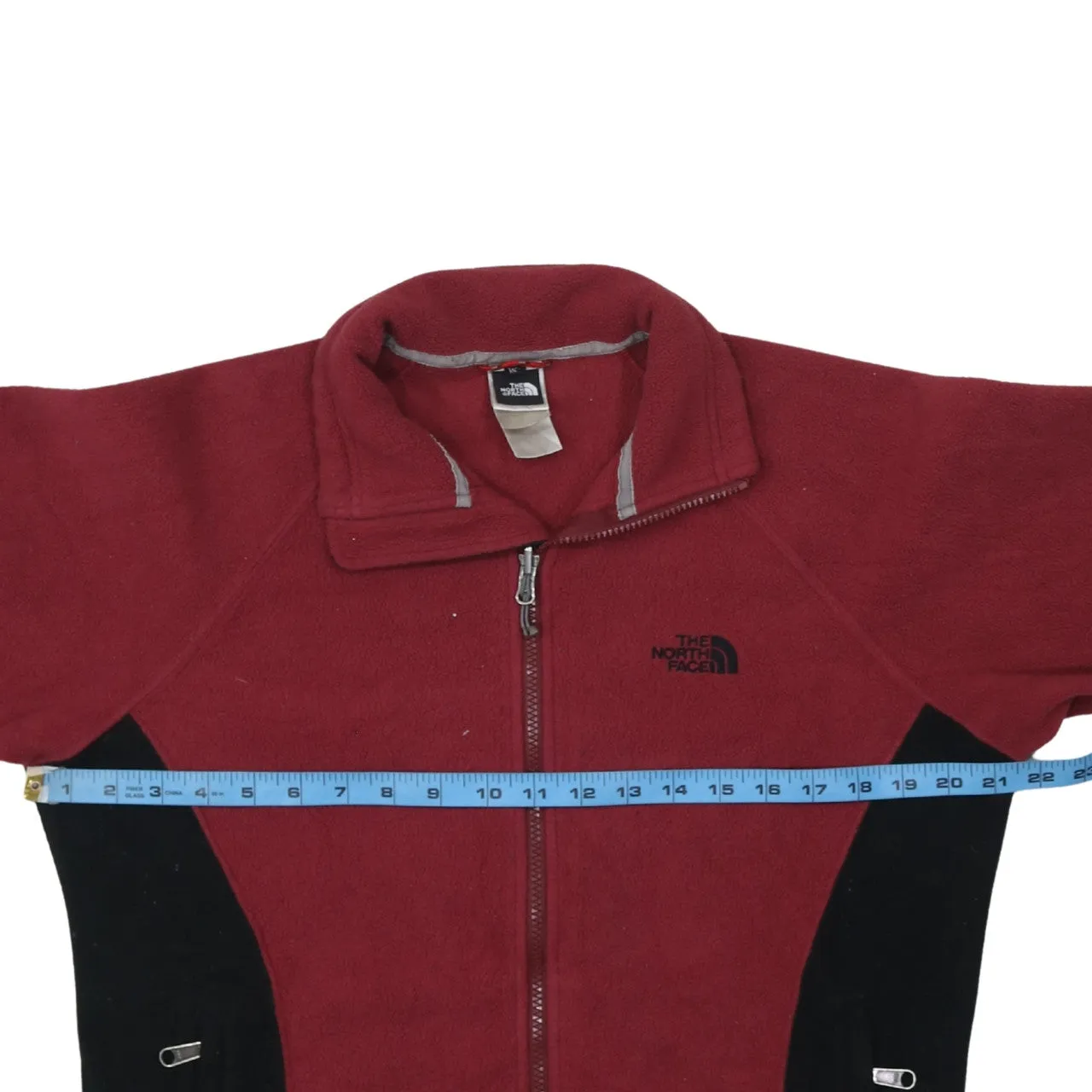 The North Face 90's Hiking Warm Full Zip Up Fleece Jumper Medium Red sold by Vintage Club product image thumbnail 5