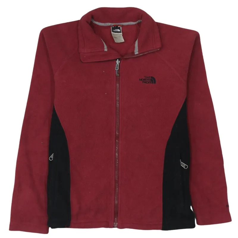 The North Face 90's Hiking Warm Full Zip Up Fleece Jumper Medium Red sold by Vintage Club